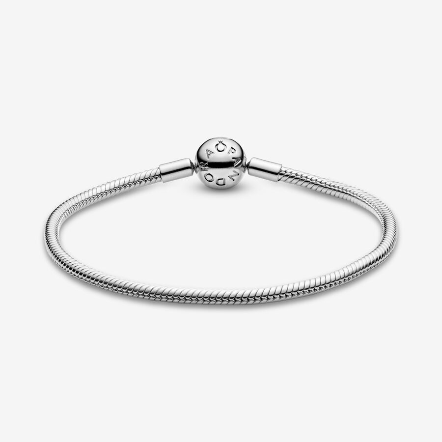 Pandora Smooth Clasp Berlocker Silver | 095BYVDUW