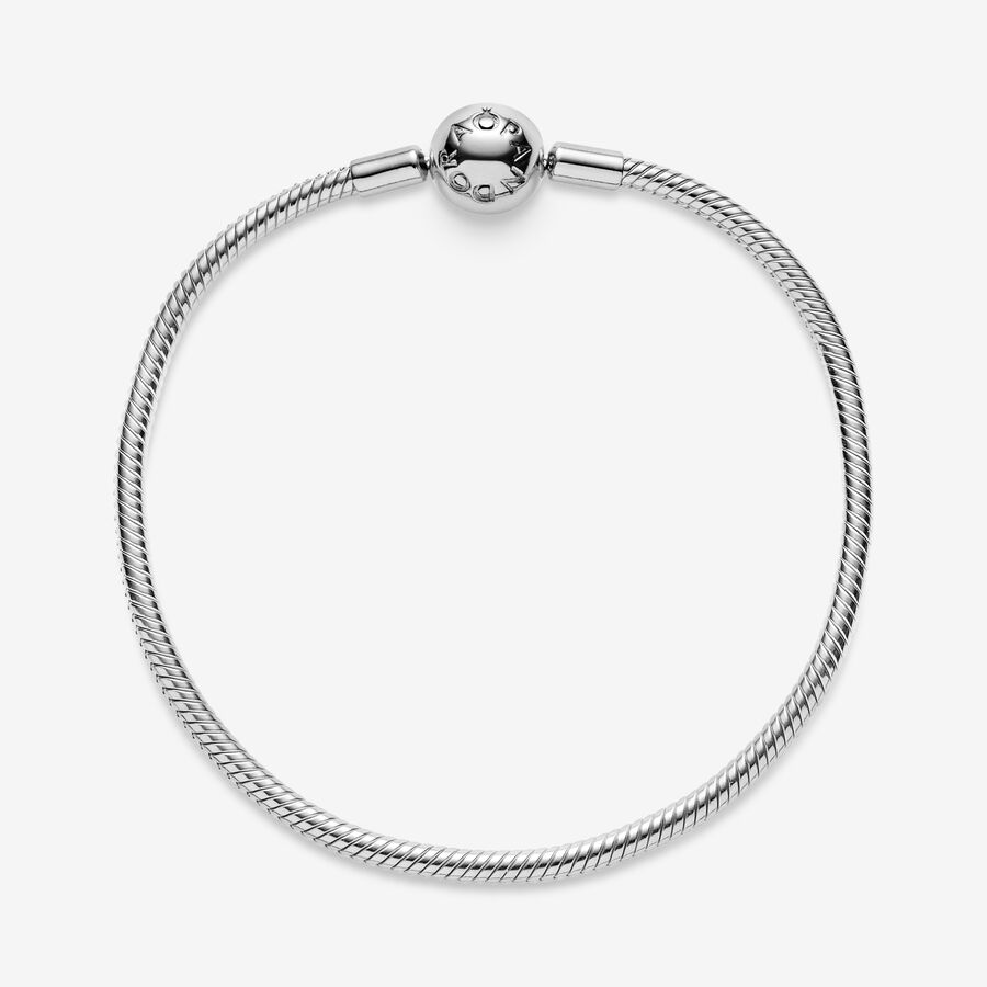 Pandora Smooth Clasp Berlocker Silver | 095BYVDUW