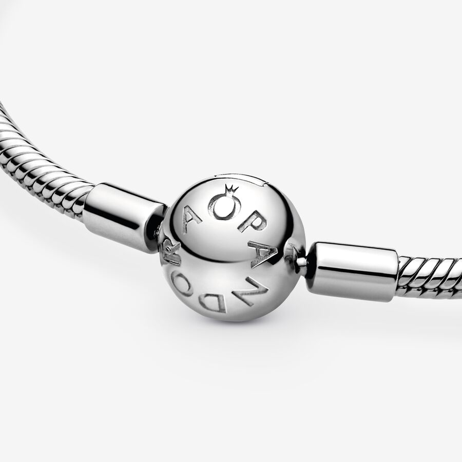 Pandora Smooth Clasp Berlocker Silver | 095BYVDUW