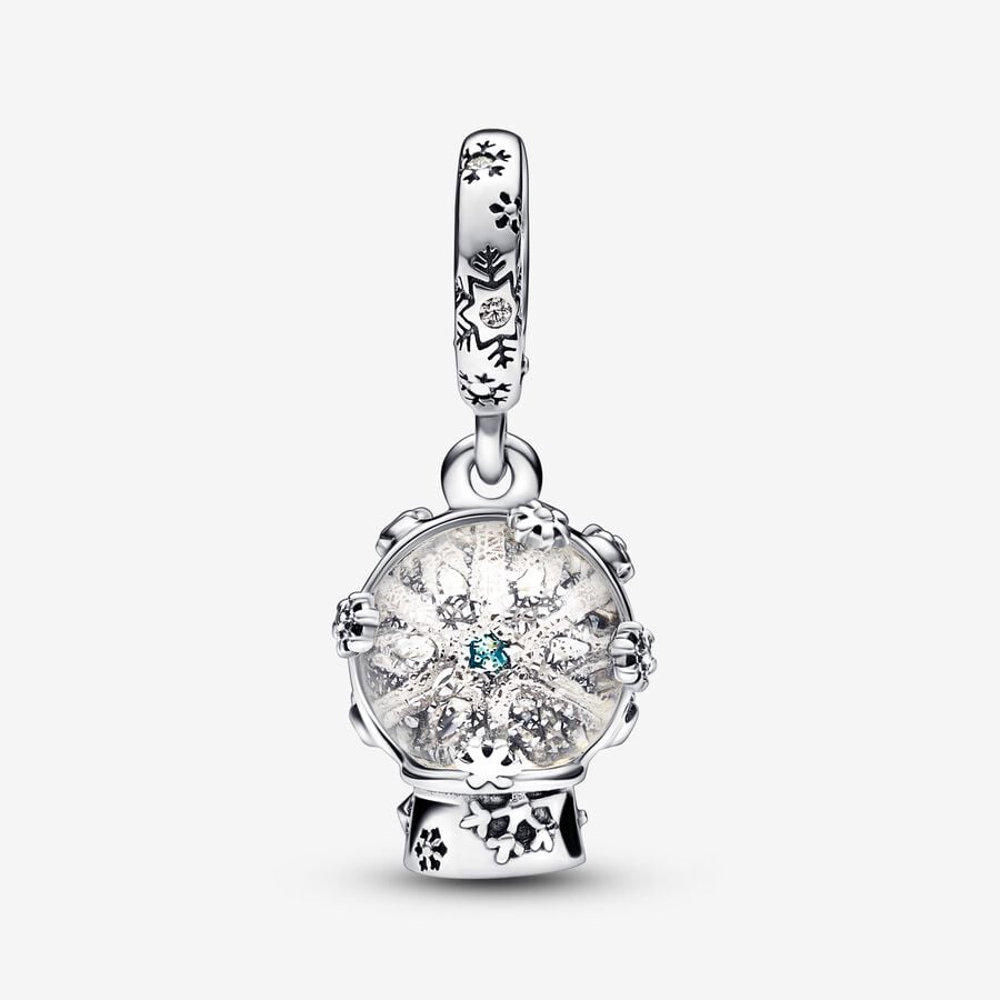 Pandora Snowflake Snow Globe Dingla Silver | 569LUPIYJ