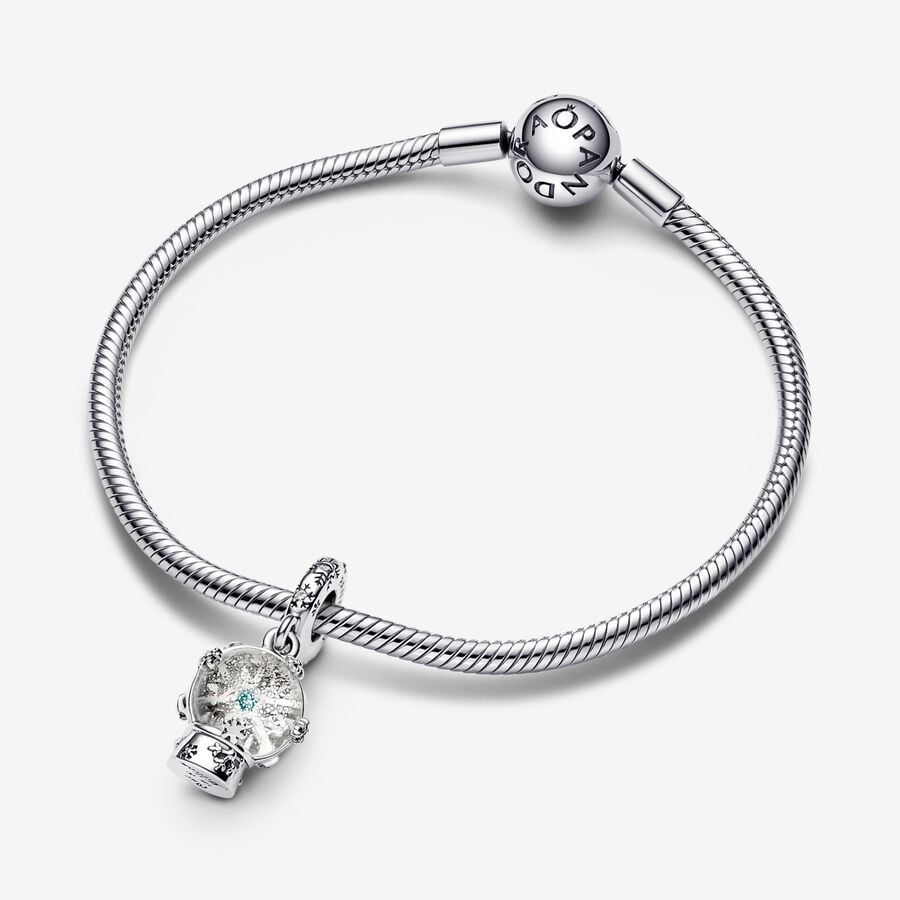 Pandora Snowflake Snow Globe Dingla Silver | 569LUPIYJ