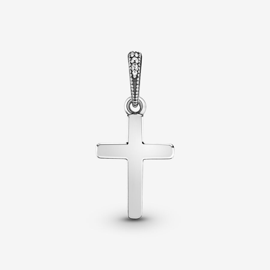 Pandora Sparkling Cross Hängen Silver | 296CWOEQI