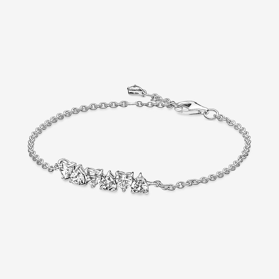 Pandora Sparkling Endless Hearts Non-Charms Silver | 326OSPVBC