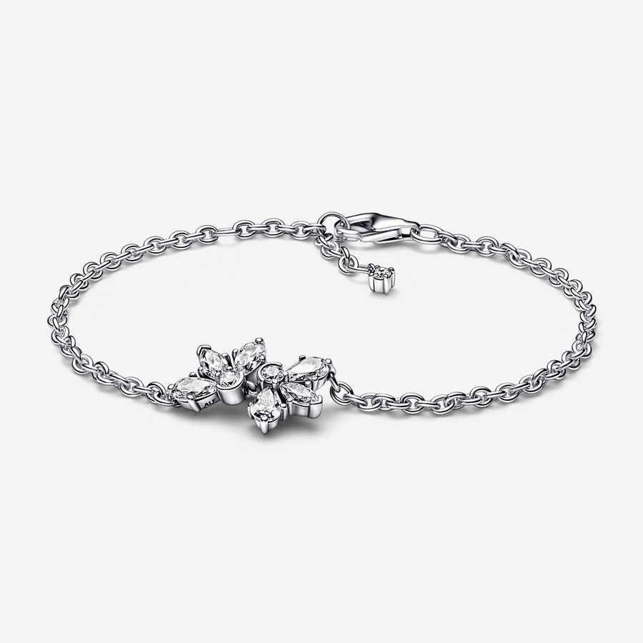 Pandora Sparkling Herbarium Cluster Non-Charms Silver | 859ITPYGE