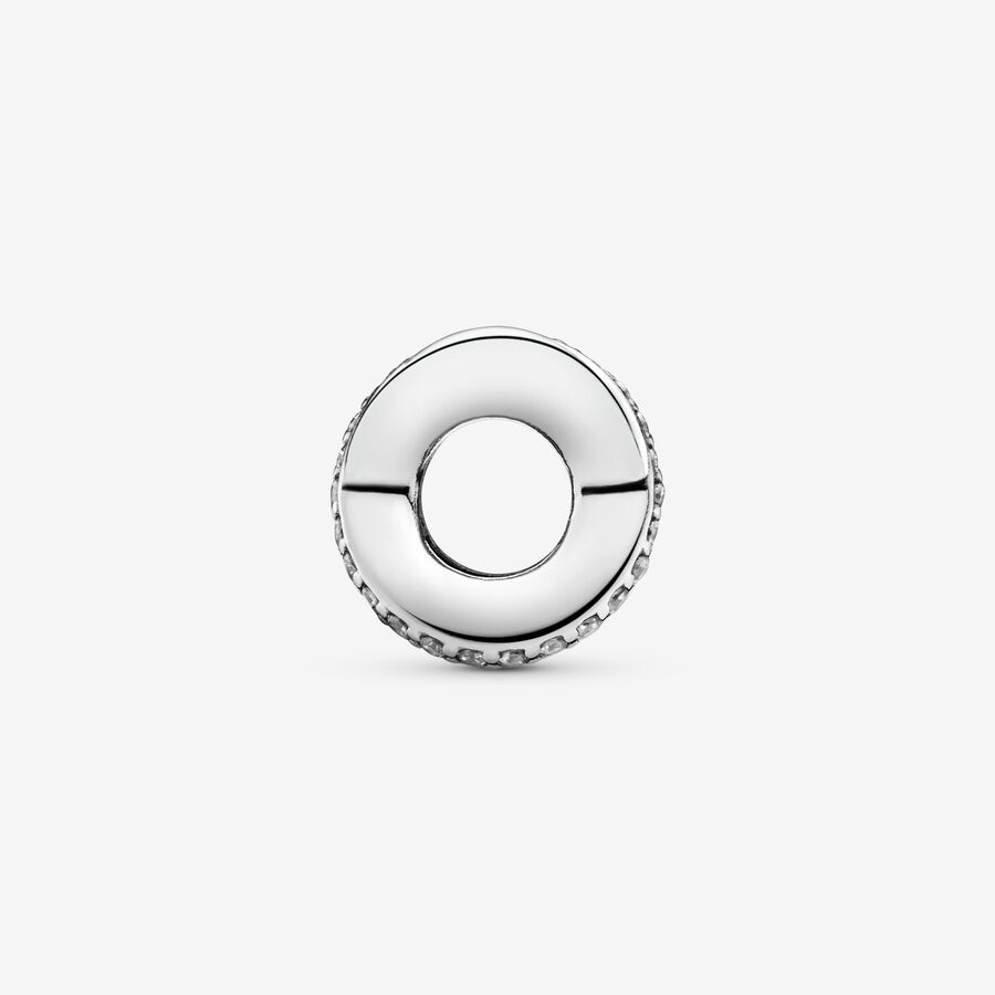 Pandora Sparkling Polished Lines Spacer Silver | 294ZIVHUF