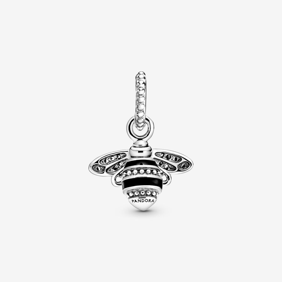 Pandora Sparkling Queen Bee Hängen Silver | 732JVHIFB