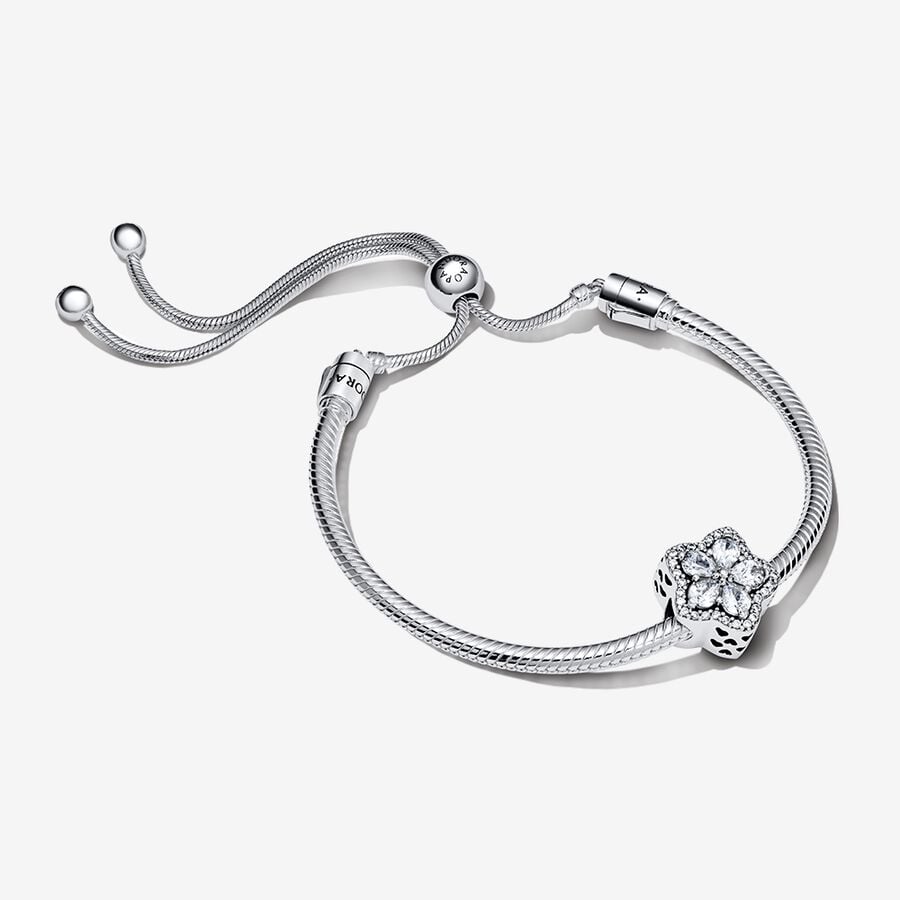 Pandora Sparkling Snowflake Berlocker Olika Färger | 325OIAXWR