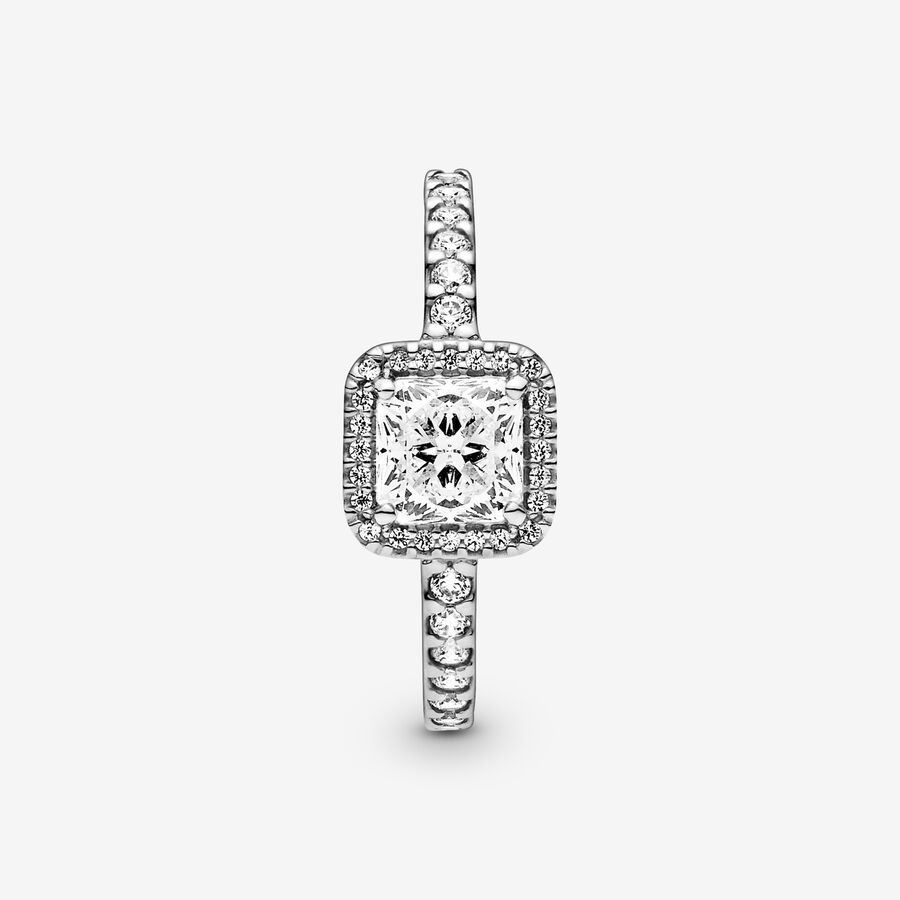 Pandora Square Sparkle Patiens Silver | 254FPRAHZ