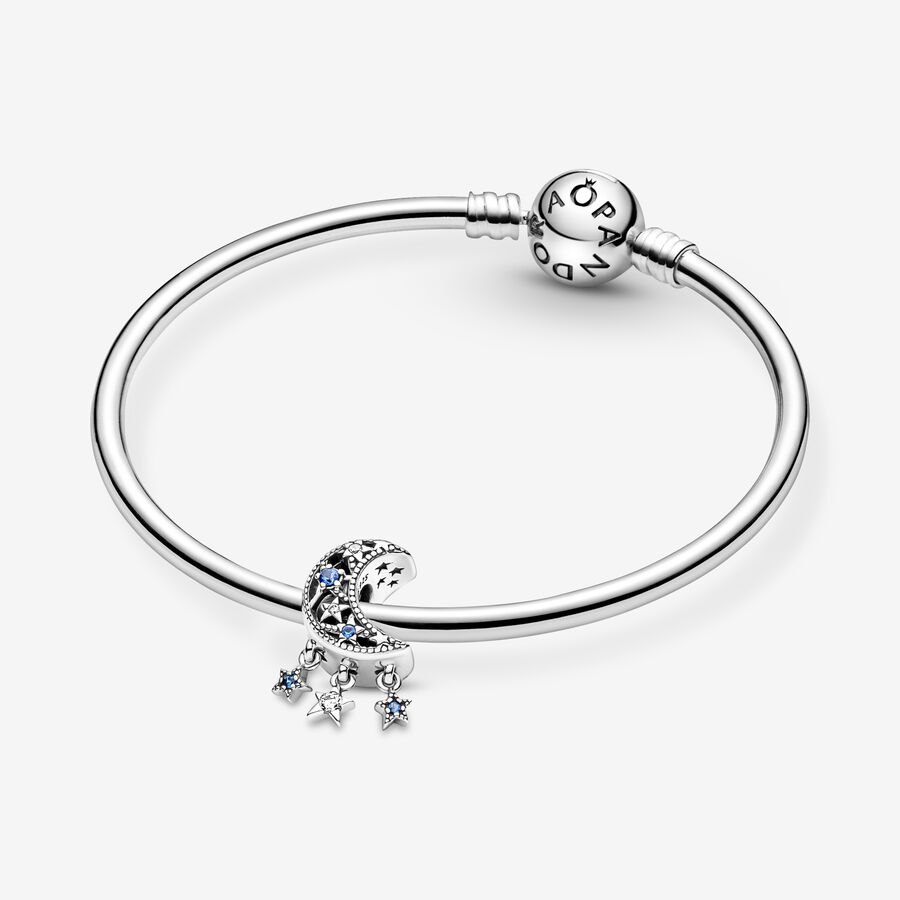 Pandora Star & Crescent Moon Dingla Silver | 680VZPLYE