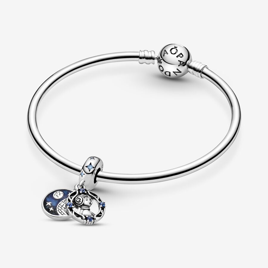 Pandora Star Wars Princess Leia Double Dingla Silver | 927NXJTSO