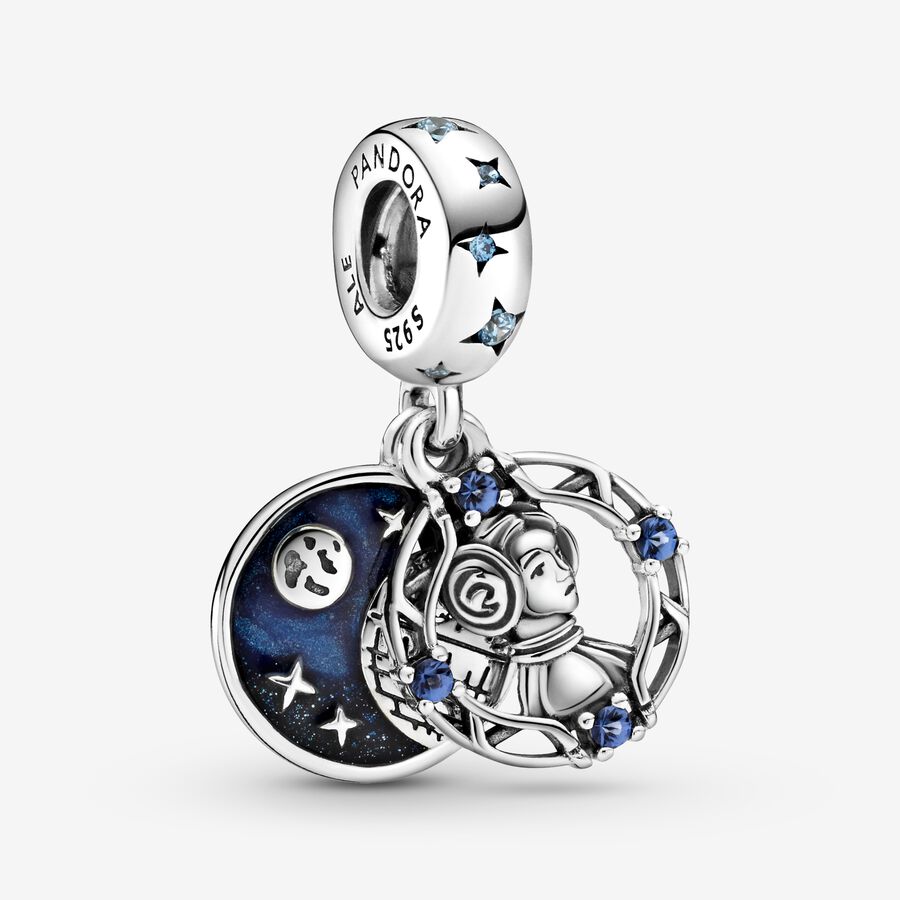 Pandora Star Wars Princess Leia Double Dingla Silver | 927NXJTSO