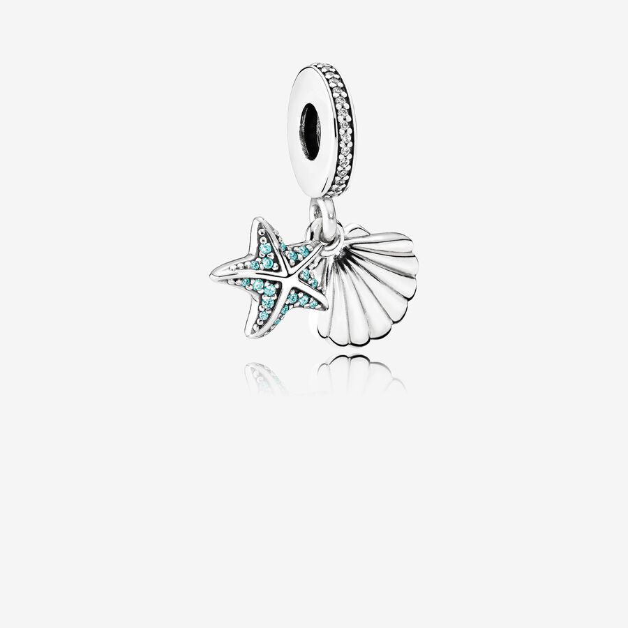 Pandora Starfish Sea Shell Dingla Silver | 560FPWUAE