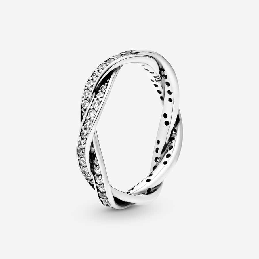 Pandora Twist Of Fate with Clear CZ Band Silver | 903EUZNWC