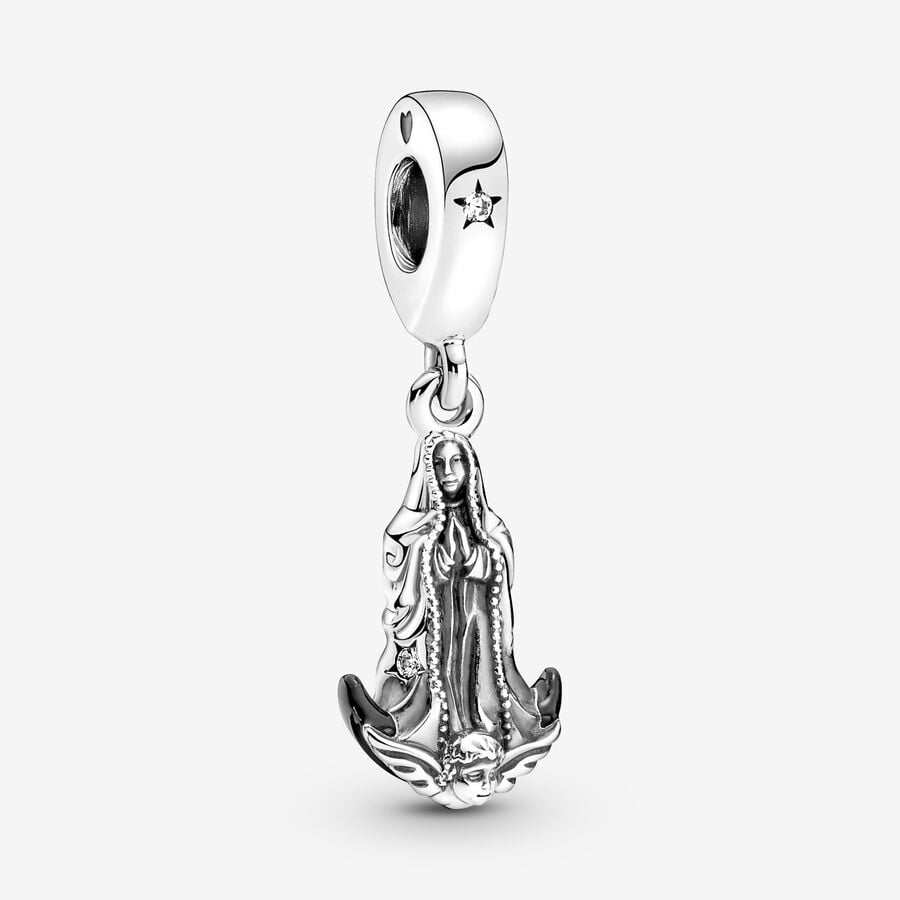 Pandora Virgin of Guadalupe Motif Berlocker Silver | 598JHIWAK