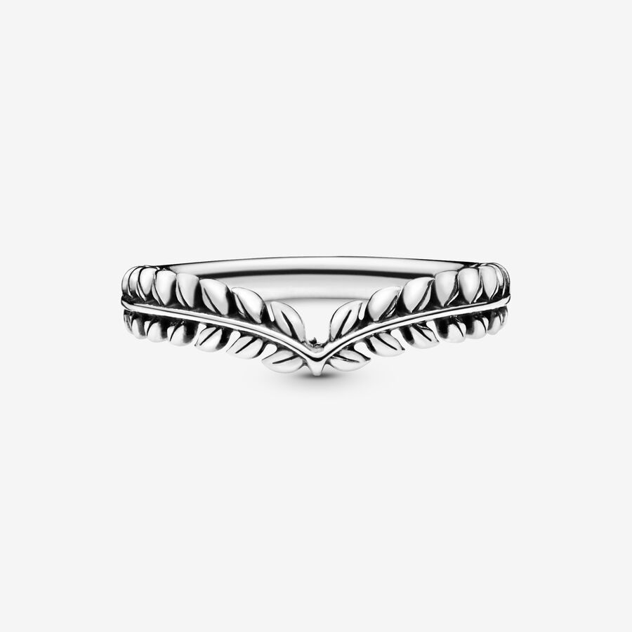 Pandora Wheat Grains Wishbone Stapelbar Silver | 951FZAPLX