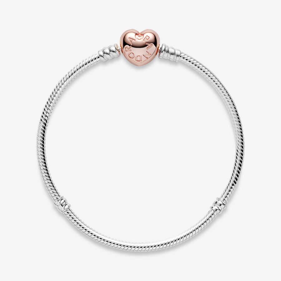 Pandora with Clasp Berlocker Two-tone | 062XQKNJS