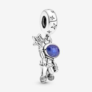 Pandora Astronaut In The Galaxy Dingla Silver | 054WNVTJC