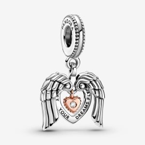 Pandora Club 2021 Angel Wings Dingla Two-tone | 945EBJXNQ