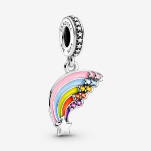 Pandora Colourful Rainbow Dingla Silver | 963CAUMED