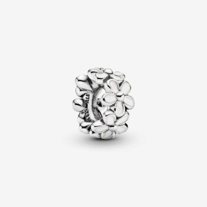 Pandora Daisy Flower Spacer Silver | 467QITBKR