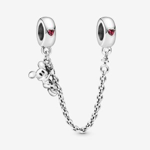 Pandora Disney Climbing Mickey Chain Safety Silver | 478SDXFZA