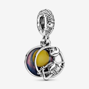 Pandora Disney Nightmare Before Christmas Double Dingla Silver | 926TVPWDJ