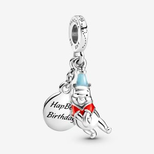 Pandora Disney Winnie the Pooh Birthday Dingla Silver | 098YWUHAL