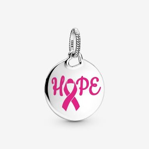 Pandora Hope Pink Ribbon Hängen Olika Färger | 508AKZLXG