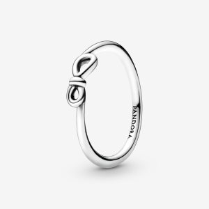 Pandora Infinity Knot Pinky Silver | 613SCBUVX