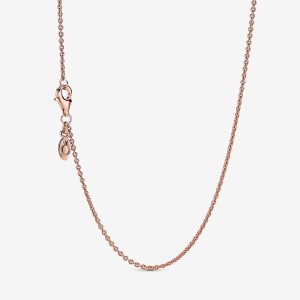 Pandora Klassiska Cable Berlocker Rosa Guld | 273MDFPUL