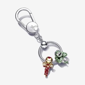 Pandora Marvel Hulk Iron Man Bag Holder Key Berlocker Olika Färger | 459AEBJDU