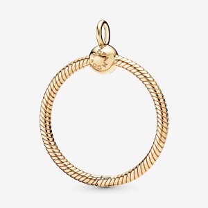 Pandora Moments Medium O Berlocker Guld | 548LFINWB