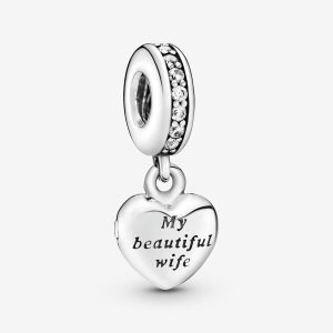 Pandora My Beautiful Wife Dingla Silver | 274FHRWXU