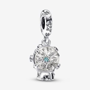 Pandora Snowflake Snow Globe Dingla Silver | 569LUPIYJ