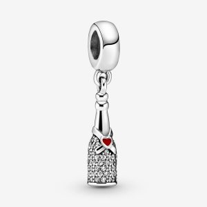 Pandora Sparkling Wine Bottle Dingla Silver | 945LITORB