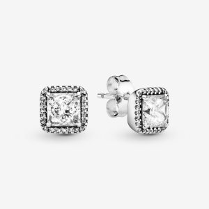 Pandora Square Sparkle Hingst Silver | 350NMXSGH