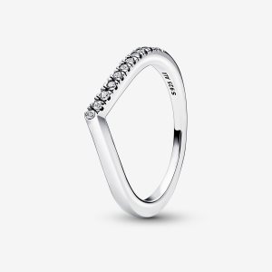 Pandora Timeless Wish Half Sparkling Stapelbar Silver | 270OZVAEM