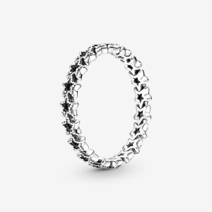 Pandora of Asymmetric Stars Band Silver | 769QBCXFG